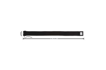 Image of Allen Stretch Knit Gun Sock w/Writeable ID Label for Rifles with Scopes and Shotguns, Silicone Treated, Black, 52 in, 13173