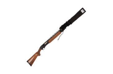 Image of Allen Stretch Knit Gun Sock w/Writeable ID Label for Rifles with Scopes and Shotguns, Silicone Treated, Black, 52 in, 13173
