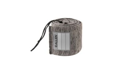 Image of Allen Stretch Knit Gun Sock w/Writeable ID Label for Rifles with Scopes and Shotguns, Silicone Treated, Gray, 52 in, 13167