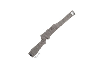 Image of Allen Stretch Knit Gun Sock w/Writeable ID Label for Rifles with Scopes and Shotguns, Silicone Treated, Gray, 52 in, 13167