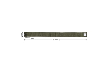 Image of Allen Stretch Knit Gun Sock w/Writeable ID Label for Rifles with Scopes and Shotguns, Silicone Treated, Green, 52 in, 13171