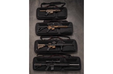 Image of Allen Tac Six Squad 38 in Tactical Gun Case, Black, 10827