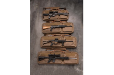 Image of Allen Tac Six Squad 38 in Tactical Gun Case, Coyote, 10828