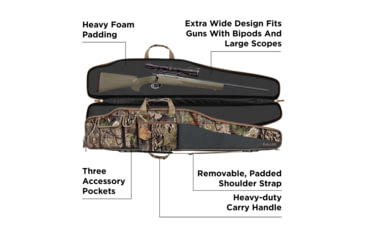 Image of Allen Tejon Oversized Gun Case, Mossy Oak Break-Up/Geak-Up Country Camo, 50in, 983-50