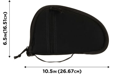Image of Allen Torrey Handgun Case, Black, 10.5 in x 6.5 in, 3615