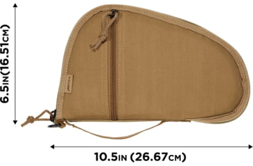 Image of Allen Torrey Handgun Case, Coyote, 10.5 in x 6.5 in, 3613