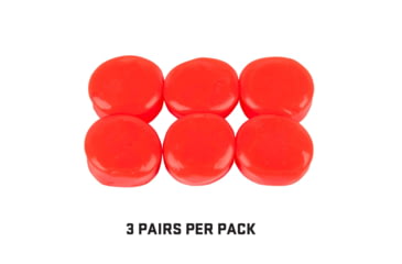 Image of Allen ULTRX Silicone Putty Ear Plugs, 3-Pairs, Orange, 4123