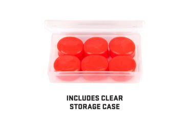 Image of Allen ULTRX Silicone Putty Ear Plugs, 3-Pairs, Orange, 4123