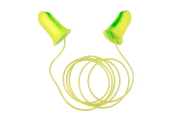 Image of Allen ULTRX Tethered Tapered Foam Ear Plugs, 5-Pairs, Lime/ Yellow, 4119