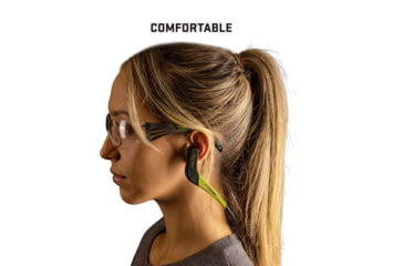Image of Allen ULTRX Wave Banded Ear Plugs, Gray/Yellow, 4102
