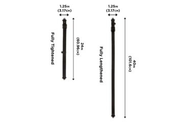 Image of Allen Web Slide-N-Lock Gun Sling with Swivels, Black, 8451