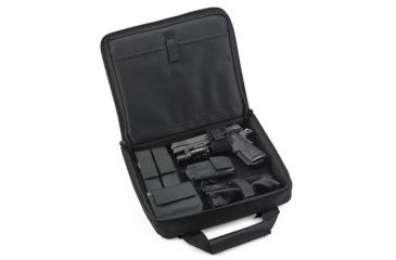 Image of tablet gun case, black, 13.5inx12inx2.5in