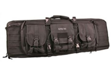Image of Alpha-Tac Black Gun Case with Backpack Straps, 42 in. EB-AT-G02