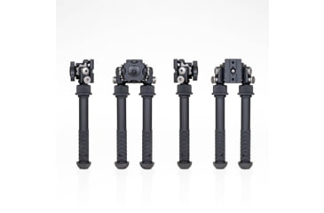 Image of Atlas PSR Standard Bipod, 5-9.4in Height Range, Area 419 ARCALOCK Clamp, Black, BT46NCPLUSA419ARCALK