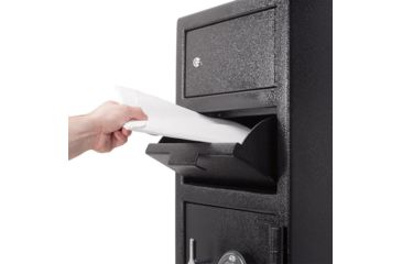Image of Barska 0.72/0.78 Cubic Ft Locker Depository Safe, Black, Large, AX13310