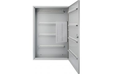 Image of Barska 160 Key Lock Box Security Safe, White Tag, Steel, Gray, Outer Size 15 x 3 x 22 in CB12492