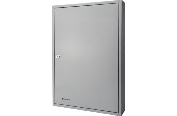 Image of Barska 160 Key Lock Box Security Safe, White Tag, Steel, Gray, Outer Size 15 x 3 x 22 in CB12492