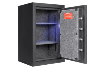 Image of Barska 2.02 Cu. ft Biometric Keypad Fire Resistant Safe, Black, Medium, AX13744