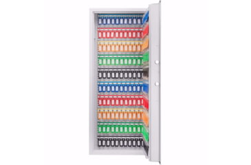 Image of Barska 240 Key Cabinet Digital Wall Safe, White, Large, AX13368
