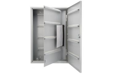 Image of Barska 240 Key Lock Box Security Safe, White Tag, Steel, White, Outer Size 15 x 5.5 x 21.75 in CB12494