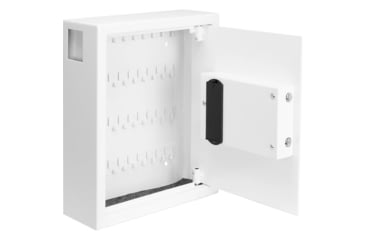 Image of Barska 40 Capacity Fixed Position Key Cabinet Digital Keypad Wall Safe, White, Small, AX13964