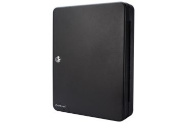 Image of Barska 48 Key Adjustable Lock Box Security Safe w/ Key Lock, Steel, Black CB12484
