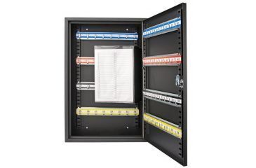 Image of Barska 64 Key Adjustable Lock Box Security Safe w/ Key Lock, Steel, Black CB12486