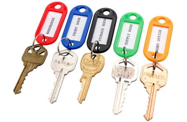 Image of Barska Assorted Key Tags For Key Cabinets, 100 Pack, Multi, AF13678