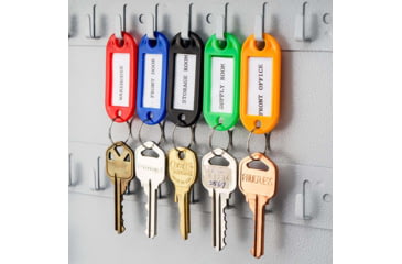 Image of Barska Assorted Key Tags For Key Cabinets, 100 Pack, Multi, AF13678