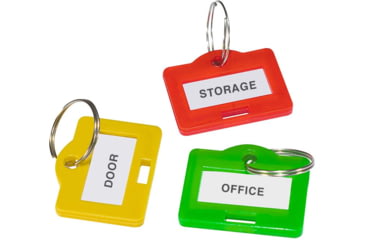 Image of Barska Assorted Key Tags For Key Cabinets, 100 Pack, Multi, Small, AF13680