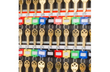 Image of Barska Assorted Key Tags For Key Cabinets, 100 Pack, Multi, Small, AF13680