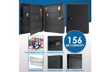 Image of Barska 156 Capacity Fixed Position Key Cabinet