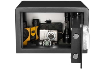 Image of Barska Compact Biometric Gun Safe, Black, 12x8x7.75in w/ Motorized Lock AX11620
