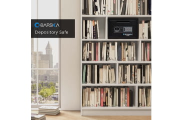 Image of Barska Compact Keypad Depository Safe, Black AX11934