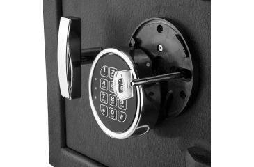 Image of Barska DX-300 Large Depository Keypad Safe, Anti-Fishing Baffles, 3 Steel Locking Bolts, Black AX12590