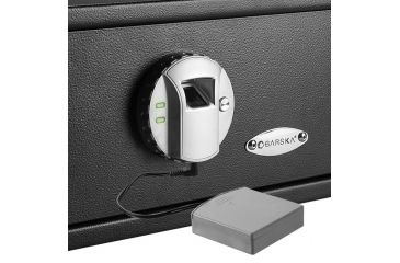 Image of Barska External Battery Pack For Barska Safes, 7 in Cord, Tan, 2.5 x 2.75 x 0.7 in AF12654