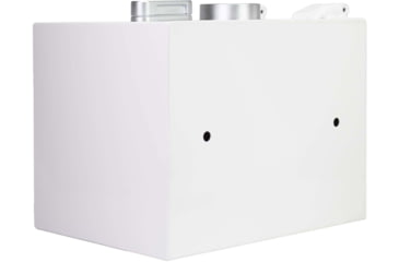 Image of Barska Fire Resistant Security Safe, Compact Biometric, 0.75 Cu, White, Medium, AX13738
