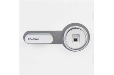 Image of Barska Fire Resistant Security Safe, Compact Biometric, 0.75 Cu, White, Medium, AX13738