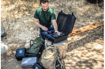 Image of Loaded Gear HD-150 WP Protective Hard Case w/ Foam Padding, 2 Padlock Mounting Points, Black BH12560