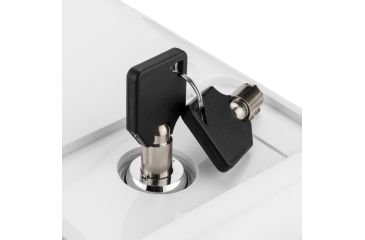 Image of Barska iBOX Portable Biometric Lock Box,White CB12776