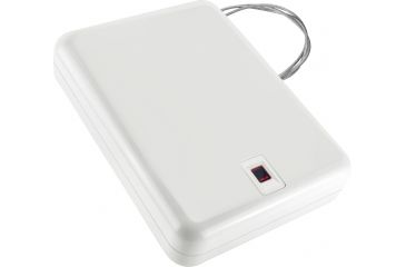 Image of Barska iBOX Portable Biometric Lock Box,White CB12776