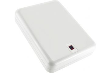 Image of Barska iBOX Portable Biometric Lock Box,White CB12776