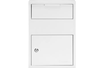 Image of Barska Large Locking Wall Mount Drop Box, White, Large, CB13956