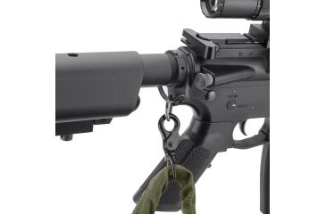 Image of Barska Loaded Gear CX-100 Tactical Single Point Rifle Sling,OD Green BI12790