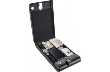 Image of Barska Portable Biometric Lock Box,Black CB12774
