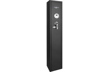 Image of Barska Quick-Access Biometric Rifle Safe, Matte Black, AX11652