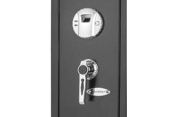 Image of Barska Quick-Access Biometric Rifle Safe, Matte Black, AX11652