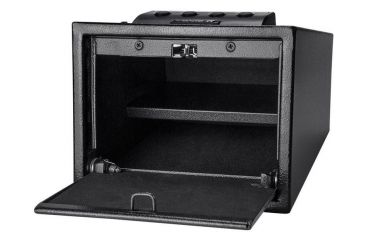 Image of Barska Quick Access Electronic Keypad Safe, Silent Access Mode, Black, Outer Dimensions - 10.5 x 8.5 x 4.5 in AX12432
