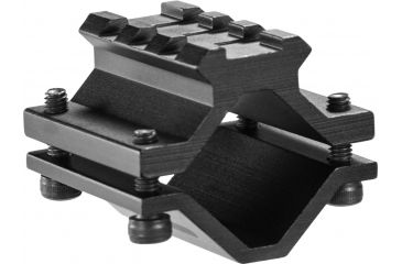 Image of Barska Single Shotgun barrel Mount, Single Rail, 3 sections, Black AW12010