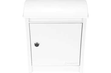 Image of Barska Small Locking Wall Mount Drop Box, White, Small, CB14076